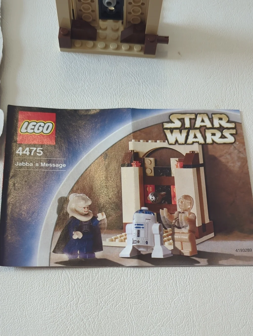Star Wars Lego Set 4475 Jabba's Message Complete With Minifigures Instructions